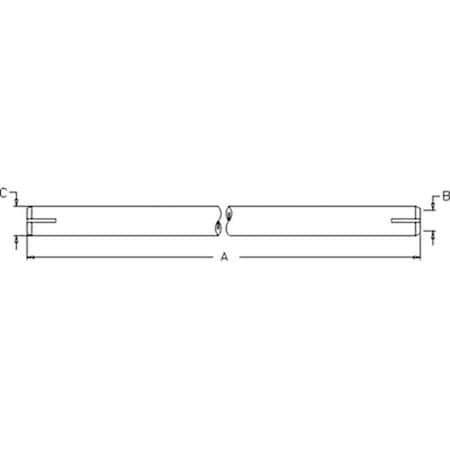 Aic Replacement Parts Tie Rod, Tube Fits International/CaseIH 7110 7120 7130 7140 7150 WN-128642A1-PEX